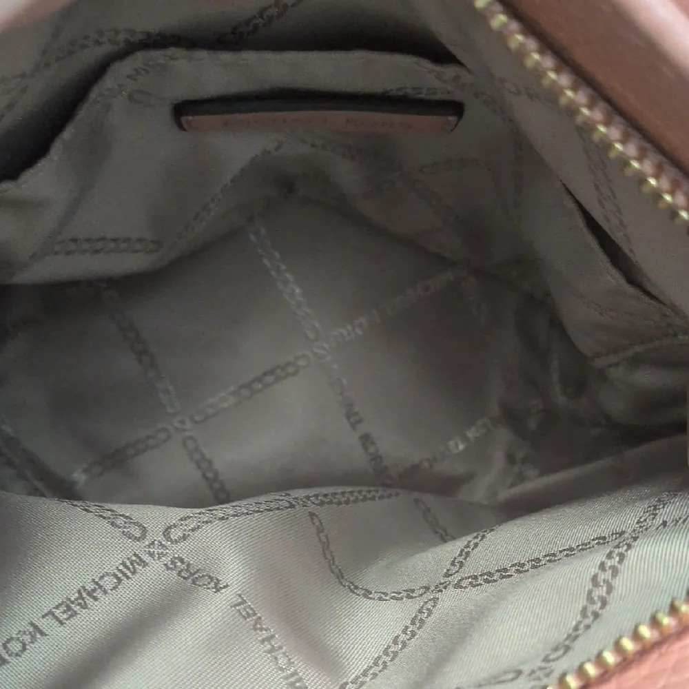 Michael Kors Townsend Blush Convertible Bucket/ Crossbody Bag with Gold Accents